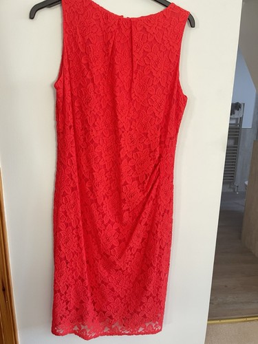 Wallis red lace dress - dress,