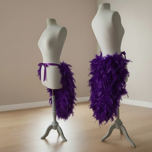 Purple cosplay bustle long - cosplay,