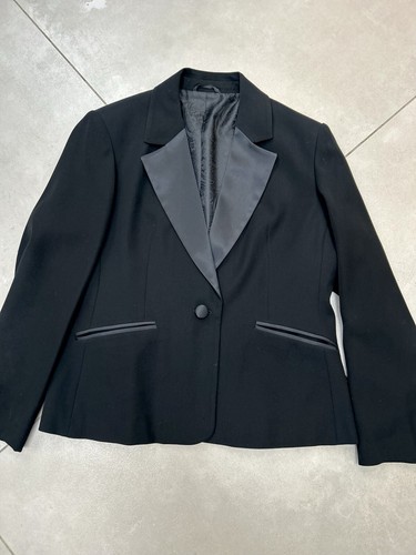 Black tuxedo jacket women - black,