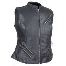 Black Women's Cowhide Leather