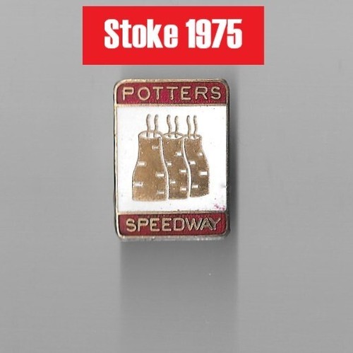 Stoke 1975 speedway badge - stoke,