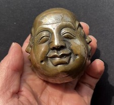 Solid brass faced - brass, buddha