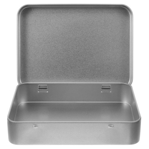 Tin box with lid - with, storage