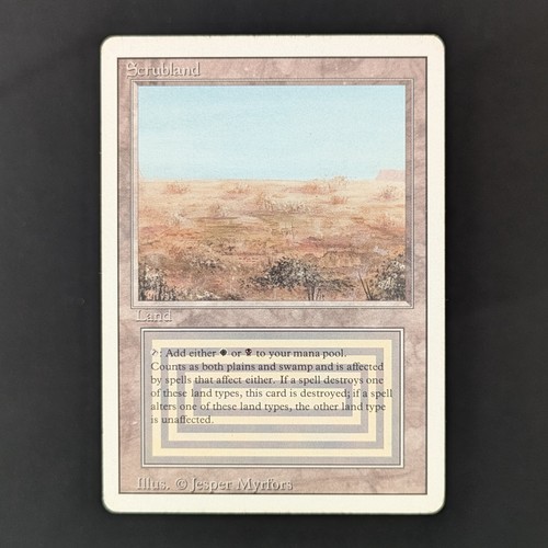 Mtg scrubland - mtg, <<//