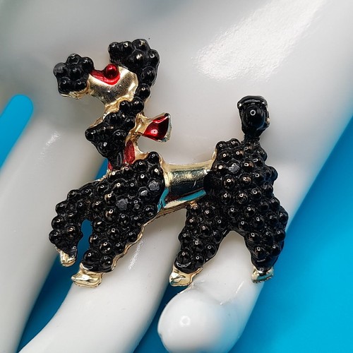 Vintage black enamel - enamel, french