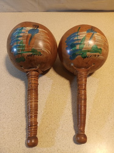 Mexican maraca vintage - mexican, hand