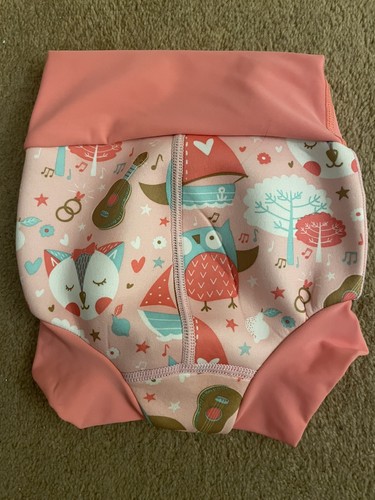 Pink with owls splash about - pink,