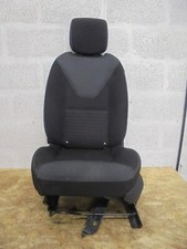 2014 RENAULT CLIO MK4 PASSENGER SIDE FRONT SEAT BLACK & GREY CLOTH 