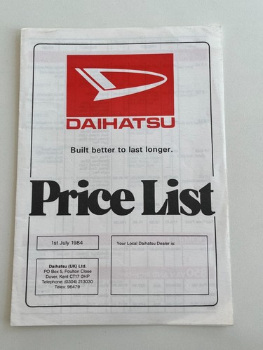Daihatsu charmant domino - daihatsu,