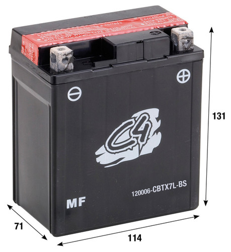 Sealed battery 12v 6ah - 6ah, aprilia