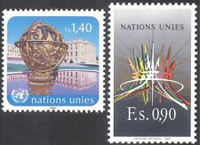 UN (G) 1987 Abstract Art/Armillary Sphere/Sundial/Astronomy 2v set (n43019)