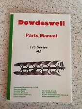 DOWDESWELL 145 SERIES MA PLOUGH PARTS MANUAL 