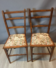 Edwardian Wooden Oak Tapestry