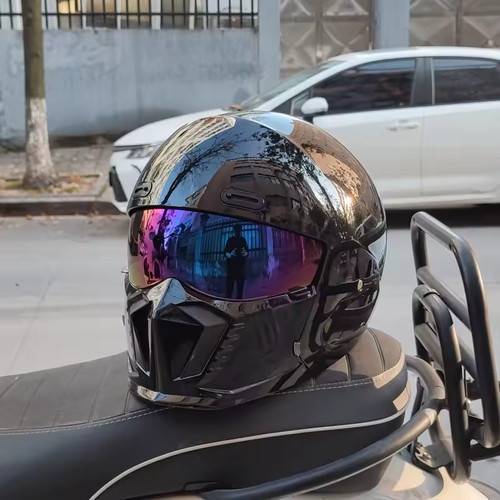 Retro motorcycle helmet abs - retro,