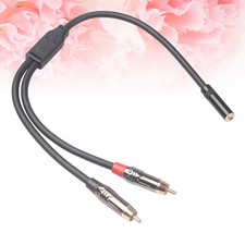  2 Pack Audio Connectors Real Tone Cable Adapters and Cables for Speakers