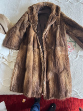 Vintage 1950s  Brown Musquash