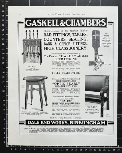 Gaskell chambers pub bar - &,