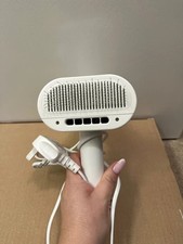 Dog hair dryer with integrated brush