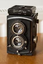 1935 Rolleiflex Old Standard 622 TLR 120 Film Camera F3.5 Zeiss Tessar