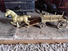 Large Antique Solid Brass