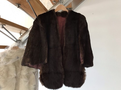 Real fur cape - real,
