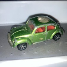 Corgi Juniors Whizzwheels VOLKSWAGEN 1300 BEETLE green Loose slight playwear