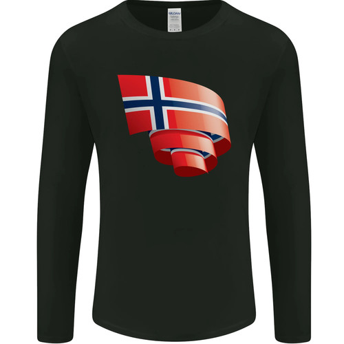 Curled norway flag - flag, norwegian