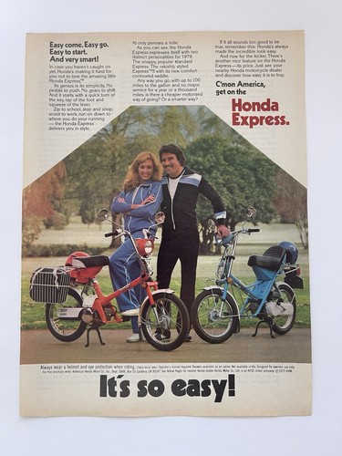 Vintage 1979 print honda - 1979, ad