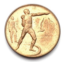 Art Deco Athletics Medal John