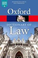 A Dictionary of Law (Oxford