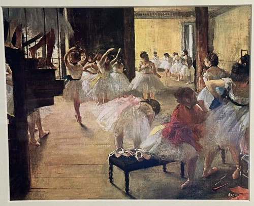 Vtg framed edgar - vtg, ballet