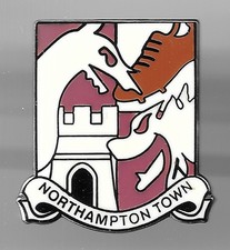 Northampton Town Enamel Football Pin Badge  (ref: W&W001)