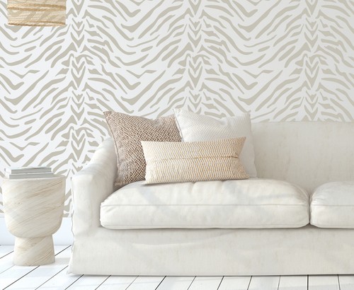 Zebra stencil animal print - zebra,