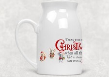 Christmas milk jug vase - milk,