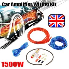 1500 Watt 8 GAUGE Car Amp Audio Amplifier Wiring Kit Cable RCA Subwoofer FUSE