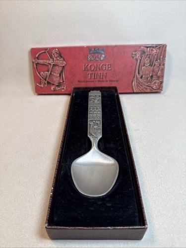 Vintage konge tinn norwegian - tinn,