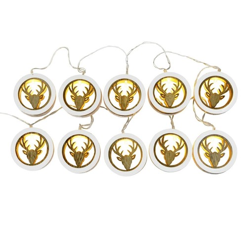 Reindeer christmas lights - 10,