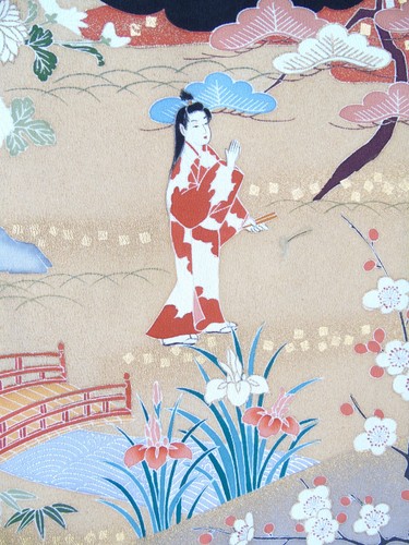 Ayane dancing lady garden - lady, garden-