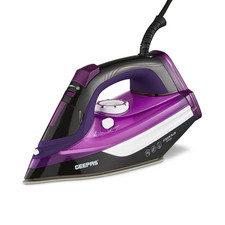 GEEPAS Steam Iron 3000W Dry/Steam Non Stick Ceramic Soleplate Adjustable Temp