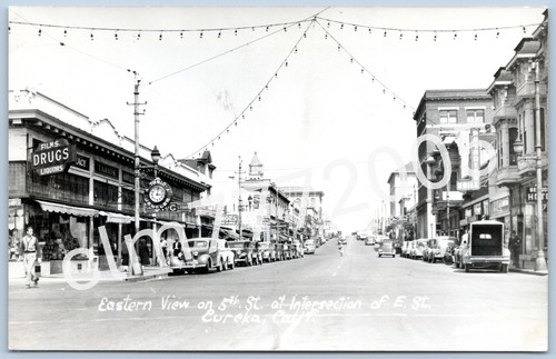 Postcard rppc eureka - postcard, ca