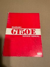 NOS NEW GENUINE SUZUKI WORKSHOP MANUAL GT50 E GT50/E SR-0535 1979