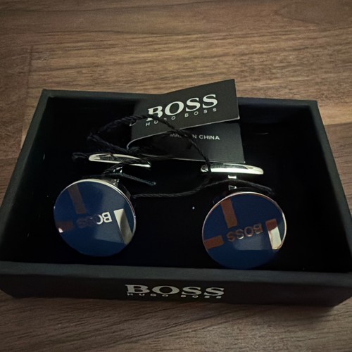 Hugo boss blue round - round, silver