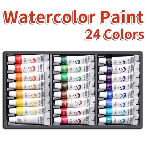 Color watercolor paint - 24,