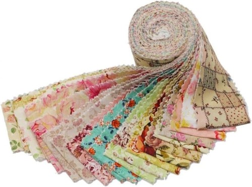 Cotton jelly roll fabric - jelly,