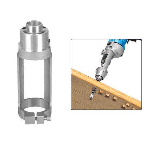 Square hole drill bit adapter - drill,