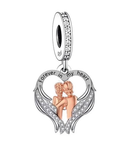 Memorial charm suits mum - memorial,