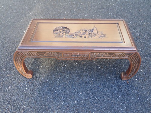 Vintage chinese coffee - coffee, table