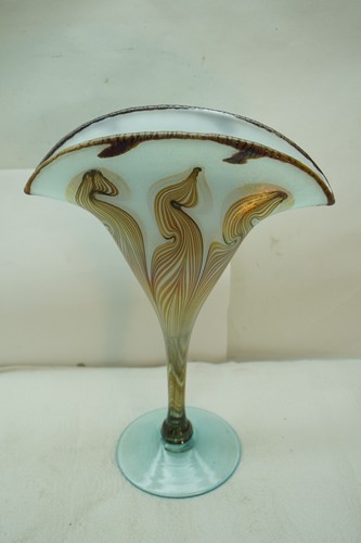 Vandermark glass vase 11in - glass,