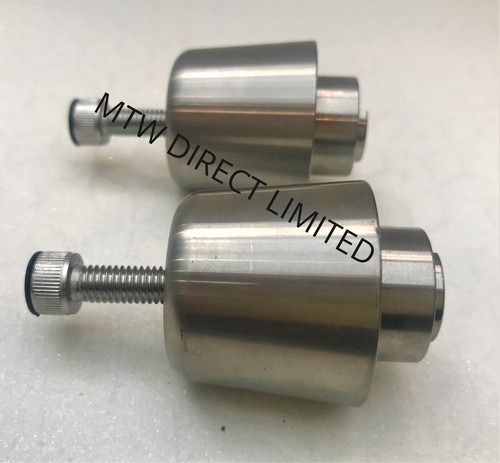 Pair bar ends stainless - r&g,