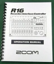 Zoom R16 Operation Manual